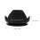 58Mm Dslr Camera Lens Hood Black ABS Plastic Lens Shield 3