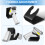 5Pcs Multifunctional Plastic Barcode Scanner Holder Black for Home Use 8