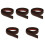 5Pcs Coffee Threshold Strip Floor Transition Durable PVC Self Adhesive 3