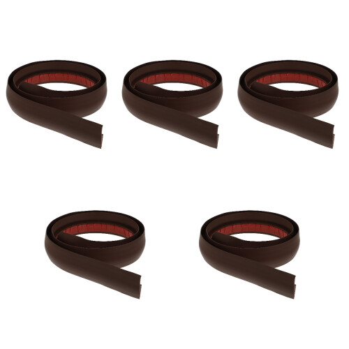 5Pcs Coffee Threshold Strip Floor Transition Durable PVC Self Adhesive 2