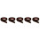 5Pcs Coffee Threshold Strip Floor Transition Durable PVC Self Adhesive 9