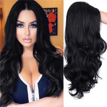 2X Vague de Corps Avant de Lacet Perruque Naturelle Ligne de Cheveux Vague de Corps Perruques de Cheveux Humains Brésilien Pré-Plumé Dentelle Avant
