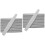 20Pcs Grey Double-Sided Square Nail Files Professional Nail File Block 3