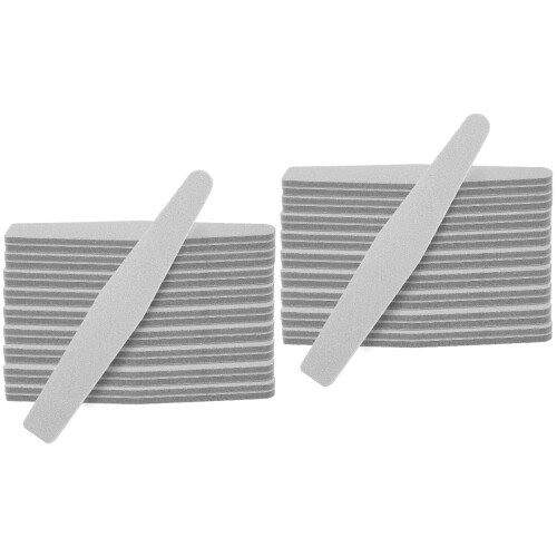 20Pcs Grey Double-Sided Square Nail Files Professional Nail File Block 2