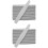 20Pcs Grey Double-Sided Square Nail Files Professional Nail File Block 4