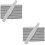 20Pcs Grey Double-Sided Square Nail Files Professional Nail File Block 5