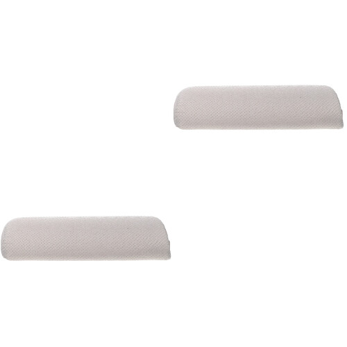 2Pcs Foot Relax Cushions Grey Footrest Mat Ergonomic Office Support 2