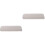2Pcs Foot Relax Cushions Grey Footrest Mat Ergonomic Office Support 4