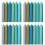 24Pcs Durable Wax Stamping Sticks for DIY Envelopes Invitations Craft 6