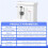 Kit Substituição Universal para Válvula Enchimento Vaso Sanitário com 2 Peças, Válvula Enchimento 2 Polegadas, Kit Reparo Ajustável para Vaso 5