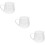 3Pcs Clear Glass Coffee Creamer Pitcher Multi-Use Milk Pourer Jar 8
