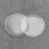 10 pcs Small round transparent plastic coin capsules box 22mm 2
