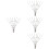 4Pcs Heavy Duty Stainless Rake Gardening Soil Cleaning Tool 4