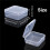48 Pack Clear Plastic Beads Storage Containers Box with Hinged Lid for Small Items, Diamond, Beads (2.2X2.2X0.79In) 6