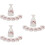 3Pcs Grey Ceramic Sake Serving Pot with Cups for Gatherings 6