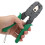 Secure Termination Ethernet Crimp Tool, Modular Data Cable Crimper with Wire Stripper Network Cable Tester Professional RJ45Crimper Wide Application 3