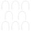 8Pcs Practical White Silicone Guzheng Practice Mute for Noise Control 7