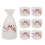 3Pcs Grey Ceramic Sake Serving Pot with Cups for Gatherings 10