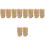 1000Pcs Portable Light Yellow Baking Cup Liners for Cupcakes Muffins 3