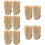 1000Pcs Portable Light Yellow Baking Cup Liners for Cupcakes Muffins 9