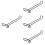 4Pcs Black Iron Goblet Rack Upside Down Wine Glass Holder for Kitchen 7