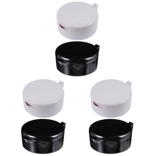 6Pcs Durable Ink Dishes Assorted Colors Practical Calligraphy Inkwells 1