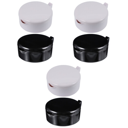 6Pcs Durable Ink Dishes Assorted Colors Practical Calligraphy Inkwells 2