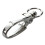 30 Pcs D Swivel Trigger Clips Hooks Metal Key Ring Lobster Clasps 3