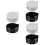6Pcs Durable Ink Dishes Assorted Colors Practical Calligraphy Inkwells 6
