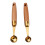 4Pcs Wooden Handle Fruit Ball Spoons Melon Baller Kitchen Tool 2
