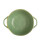 2Pcs Premium Ceramic Double Handle Salad Bowls Green Dishwasher Safe 2