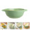 2Pcs Premium Ceramic Double Handle Salad Bowls Green Dishwasher Safe 11