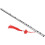 2Pcs Stainless Steel Chinese Flute Portable Beginner Student Silver 10