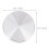 8Pcs Silver Aluminum Alloy Disc Glass Table Top Adapter for Home Use 10