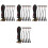 4Sets Durable ABS Lights Car Front Grille Multi-Color Kit 4
