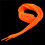 2X Trainers Replacement 8mm Wide Orange Flat String Shoelace Pair 3