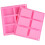 20 Pack Silicone Soap Molds - 6 Cavity Rectangle DIY Soap Molds for Cake, Cupcake, Muffin, Coffee Cake, Pudding and Soap 3