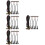 4Sets Durable ABS Lights Car Front Grille Multi-Color Kit 8