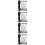 4Sets Durable ABS Lights Car Front Grille Multi-Color Kit 9