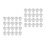 100Pcs Durable Plastic Slotted Mesh Plant Nursery Pots for Hydroponics 4