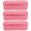 3Pcs Pink Electronic Organizer Bags Durable Fabric Storage for Travel 8
