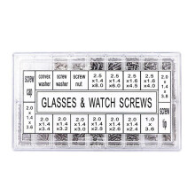 6000Pcs Stainless Steel Eyeglasses Watch Repair Screw Replacement Kit Set Tiny Screws Nut Assortment Repair Tool Kit Set