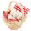 2Sets Durable Mini Bamboo Basket and Egg Model Decoration Set 2