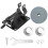 2Sets Electric Drill Bracket Support Grinding Head Metal Black 2