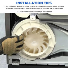 4X 694089 Dryer Blower Wheel,Replacement Dryer Blower Assembly Compatible with Most Dryers-Replaces PS11743785 279500