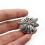 10Pc Antique Silver Dragonfly Aromatherapy Diffuser Pendant Necklace 3
