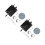 2Sets Electric Drill Bracket Support Grinding Head Metal Black 3