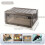 (Pearl White, Large) Stay organized with style using this roomy, stackable storage container 1