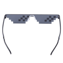 2X Thug Life Cosplay Sunglasses Japanese Pixels for Party / Cosplay Sunglasses Black 2
