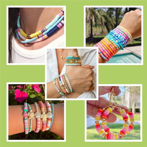 Beading Funnel-Clay Beads Bracelet Making Kit Can Replace Clay Bead Spinner,Beading Needles Bracelet Making Kit 2